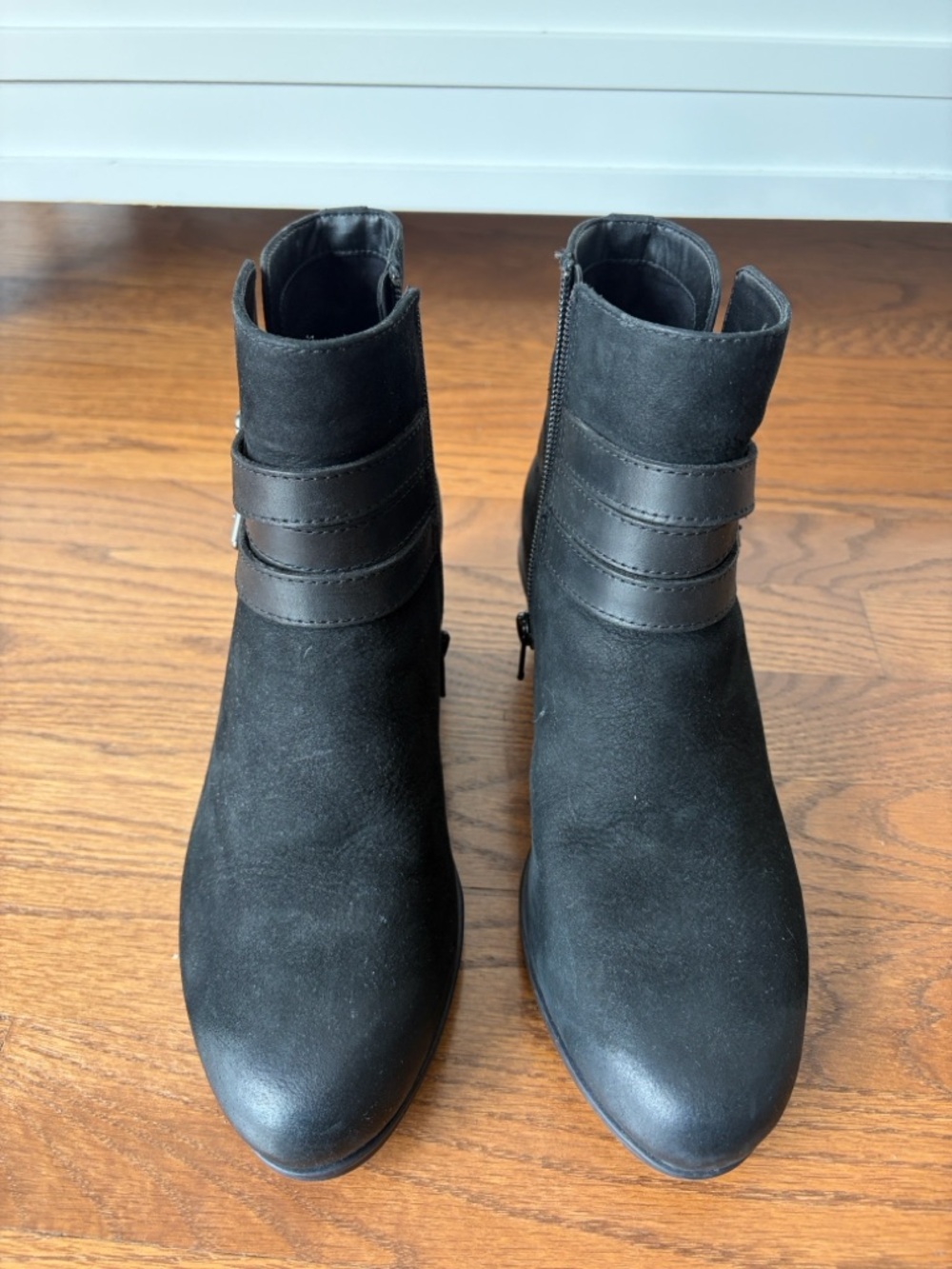 Clark’s black boots